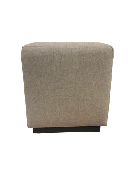 Brown cubed ottoman (set of 2)