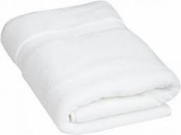 White Bath Towel